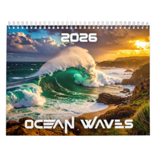 CALENDRIER VAGUES OCÉAN - 2026 -