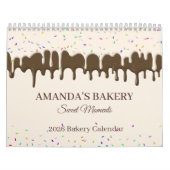 Calendrier Vainilla Frosting Drip - 2026 Sweet Bakery  (Protection)