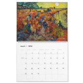 Calendrier Van Gogh 2026 - Impressionnisme (Mar 2026)