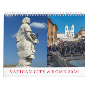 Calendrier Vatican et Rome 2026