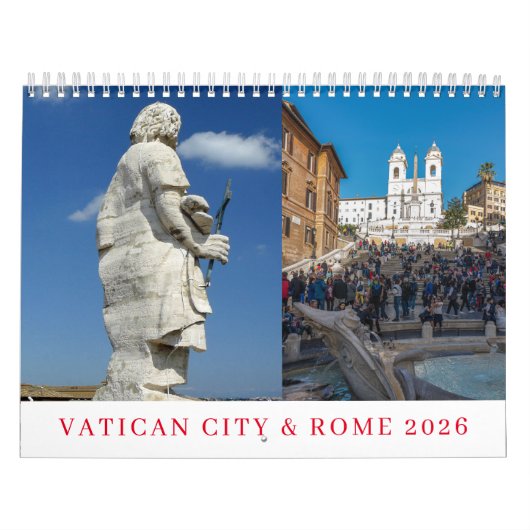 Calendrier Vatican et Rome 2026 (Protection)