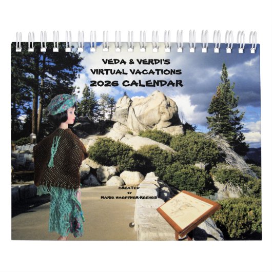 CALENDRIER VEDA & VERDI'S VIRTUAL VACATIONS 2026 CALENDAR (Protection)