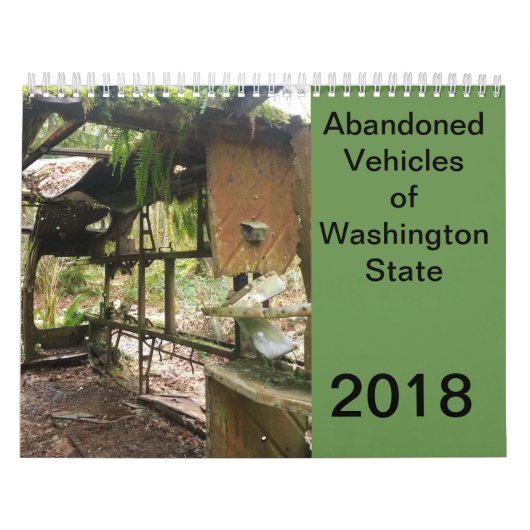 Calendrier Véhicules abandonnés de l'état de Washington (Protection)