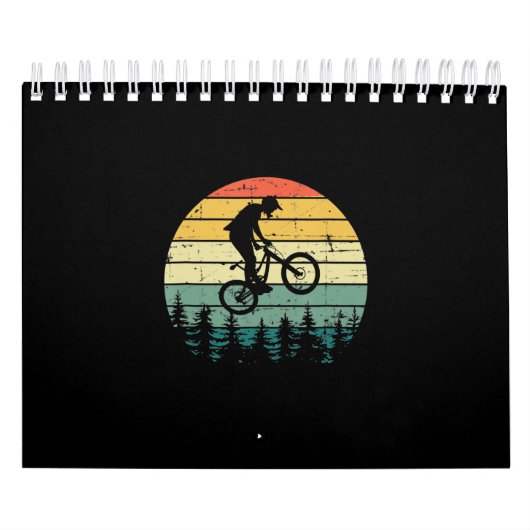 Calendrier Vélo de montagne MTB vintage Downhill (Protection)