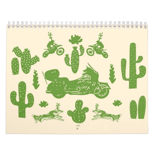Calendrier Vélos Cactus Et Wolfs (Protection)