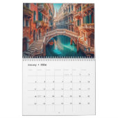 Calendrier Venise romantique (Jan 2026)