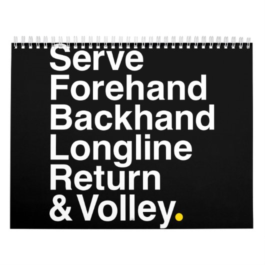 Calendrier Ventilateur TENNIS (Protection)