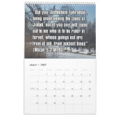 Calendrier Versets bibliques de Noël sur 12 mois (Mar 2027)