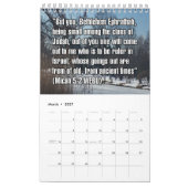 Calendrier Versets bibliques de Noël sur 12 mois (Mar 2027)