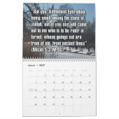 Calendrier Versets bibliques de Noël sur 12 mois (Mar 2027)
