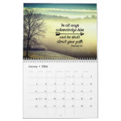 Calendrier Versets bibliques inspirants et photographies de l (Jan 2026)