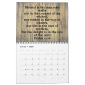 Calendrier Versets bibliques inspirants pour hommes 12 mois (Jan 2026)