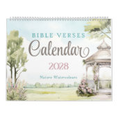 Calendrier Versets de la Bible Belle nature Aquarelle Calendr (Protection)