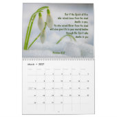 Calendrier Versets de la Bible chrétienne 2025 Inspirationnel (Mar 2027)