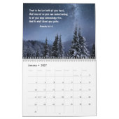 Calendrier Versets de la Bible chrétienne 2025 Inspirationnel (Jan 2027)