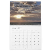 Calendrier Versets de la Bible Écriture Scènes de nature insp (Jan 2027)