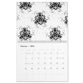 Calendrier Vertical, Charbon, Dune (Feb 2026)