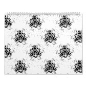 Calendrier Vertical, Charbon, Dune (Protection)