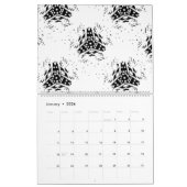 Calendrier Vertical, Charbon, Dune (Jan 2026)