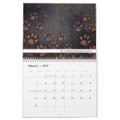 Calendrier Vétérinaire Empreinte de patte unique (Feb 2027)