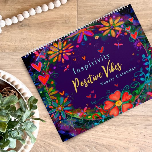 Calendrier Vibes positives Inspirationnelles Inspirivity Amus