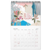 Calendrier Vibes positives modernes Motivational Abstrait 202 (Jan 2026)