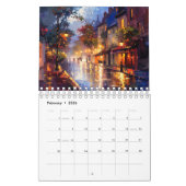 Calendrier Vibrant Impasto Art Calendar 2026 (Feb 2026)