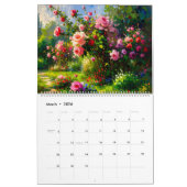 Calendrier Vibrant Impasto Art Calendar 2026 (Mar 2026)