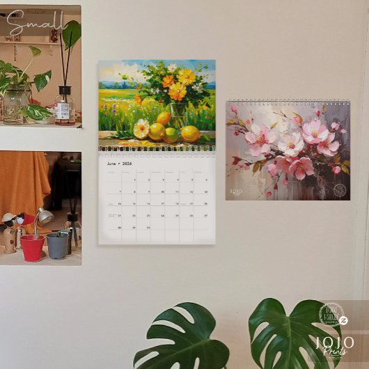 Calendrier Vibrant Impasto Art Calendar 2026