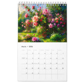 Calendrier Vibrant Impasto Art Calendar 2026 (Mar 2026)
