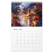 Calendrier Vibrant Impasto Art Calendar 2026 (Feb 2026)