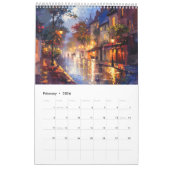 Calendrier Vibrant Impasto Art Calendar 2026 (Feb 2026)