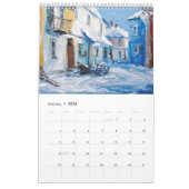 Calendrier Vibrant Impasto Art Calendar 2026 (Jan 2026)