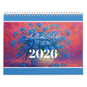 Calendrier Vibrant Impressionist Floral (Protection)