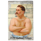 Calendrier Victorian Gentleman 2013 personnalisé (Protection)