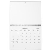 Calendrier Vide 2015 Avec Vacances (Feb 2027)