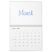 Calendrier Vide 2024 Avec Vacances (Mar 2027)