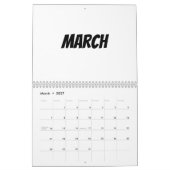 Calendrier Vide 2025 Avec Vacances (Mar 2027)