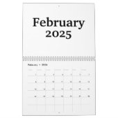 Calendrier Vide 2025 Avec Vacances (Feb 2026)
