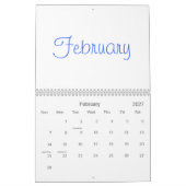 Calendrier Vide 2025 Avec Vacances (Feb 2027)