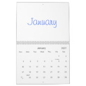 Calendrier Vide 2025 Avec Vacances (Jan 2027)