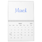 Calendrier Vide 2025 Avec Vacances (Mar 2027)