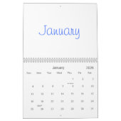 Calendrier Vide 2025 Avec Vacances (Jan 2026)