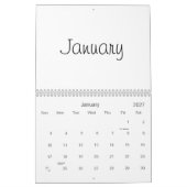 Calendrier Vide 2026 Avec Vacances (Jan 2027)