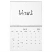 Calendrier Vide 2026 Avec Vacances (Mar 2026)