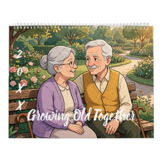 Calendrier Vieillir ensemble Amour Romantique 