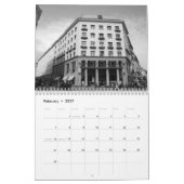 Calendrier Vienne Autriche noir blanc 2025 (Feb 2027)