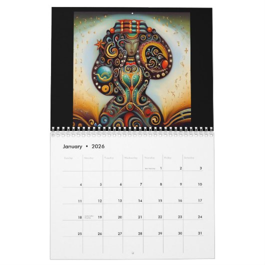 Calendrier Vierge (Jan 2026)