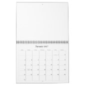 calendrier vierge 2026 (Jan 2027)