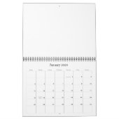 calendrier vierge 2026 (Jan 2026)